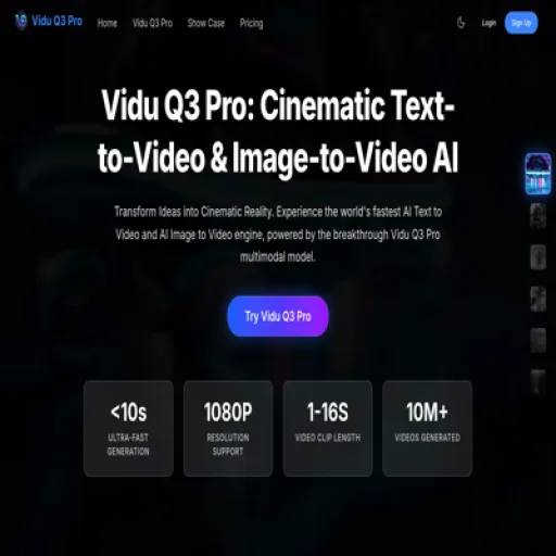 Vidu Q3 Pro AI Video Generator